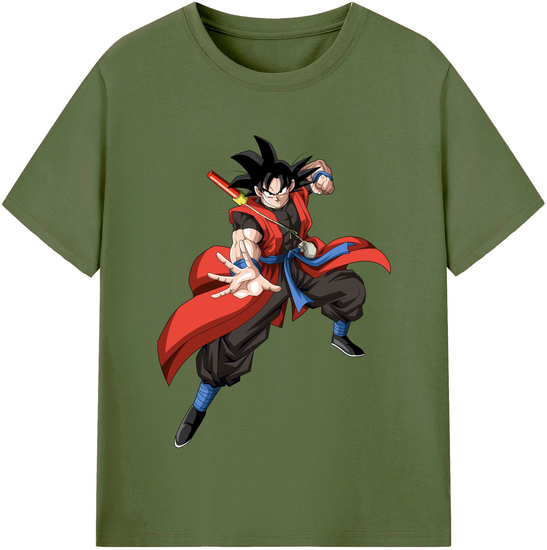 （画像用） ドラゴンボール 孫悟空（そん ごくう）Son Goku カカロット DRAGON BALL Kakarotto 綿100％半袖Tシャツ（フロントプリント）